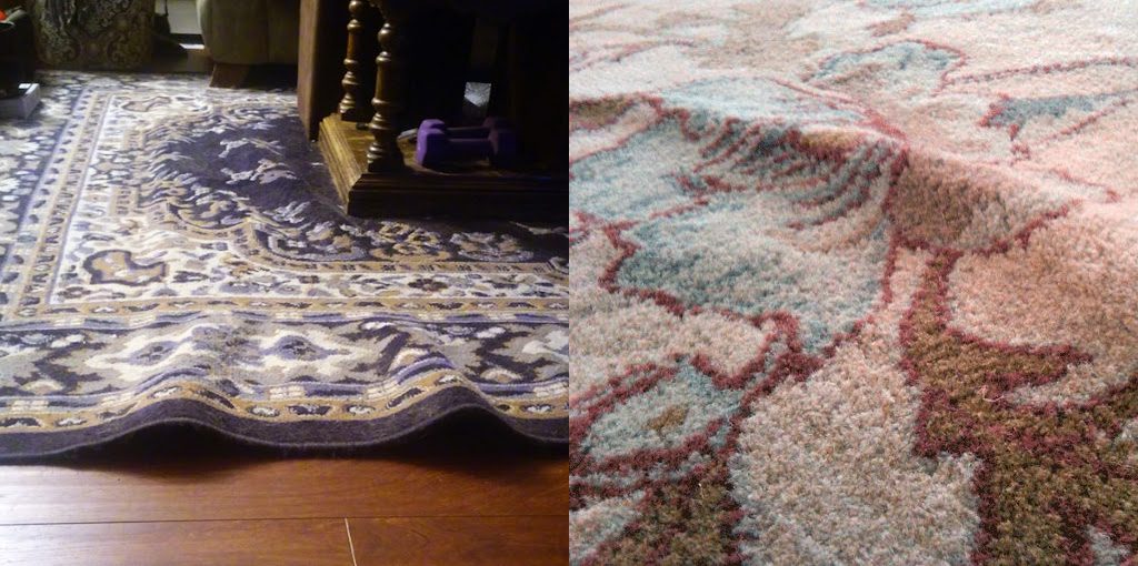 How to Fix a Buckled Rug