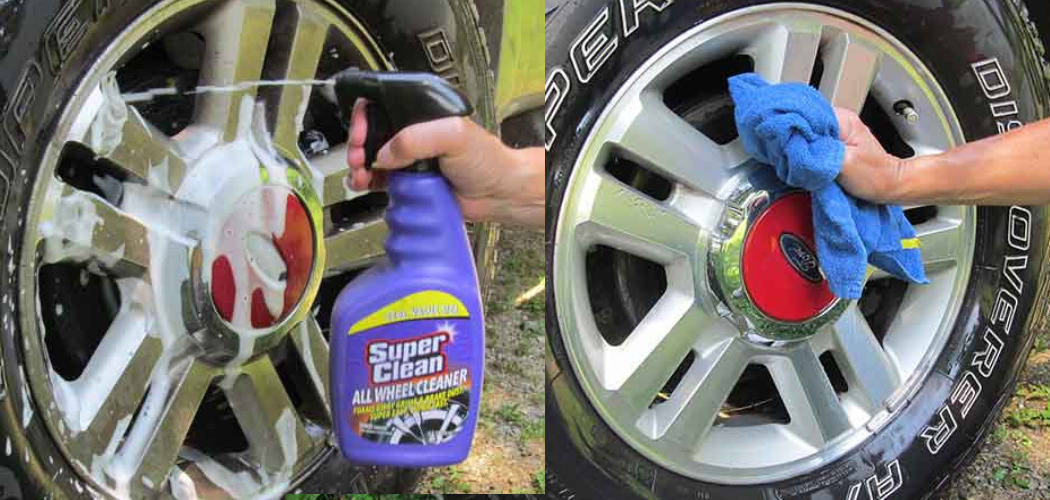 How to Remove Baked on Brake Dust From Alloy Wheels