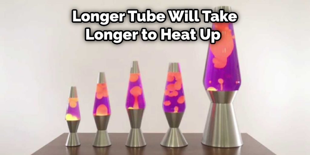  Longer Tube Will Take Longer to Heat Up