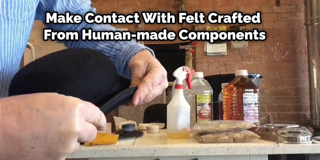 Which could be used on some felt, but you can quit allowing a still-hit cornstarch formula to make contact with felt crafted from human-made components. 