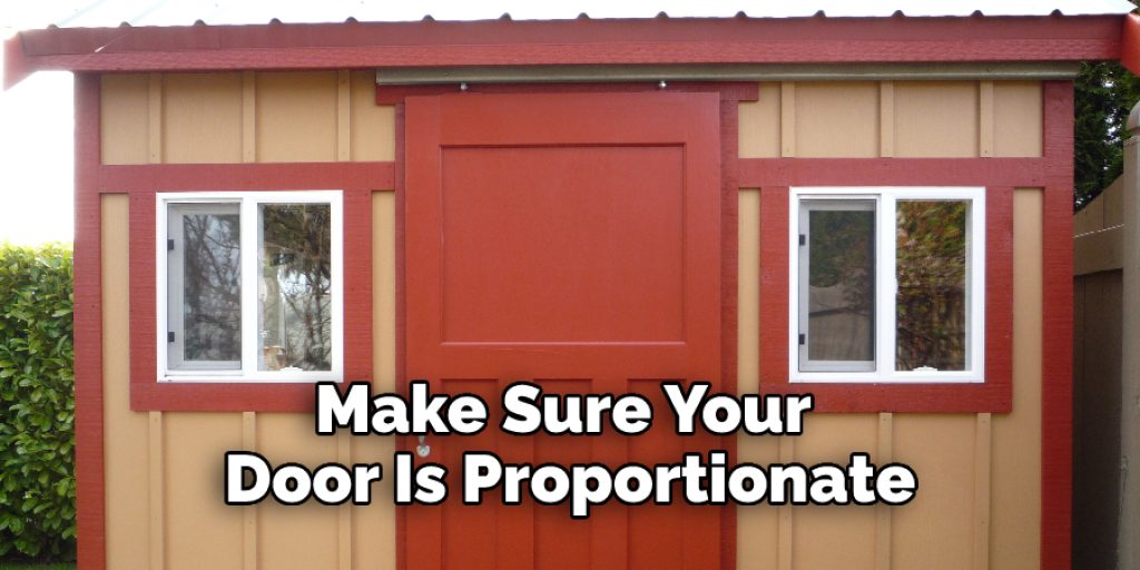 Make Sure Your Door Is Proportionate