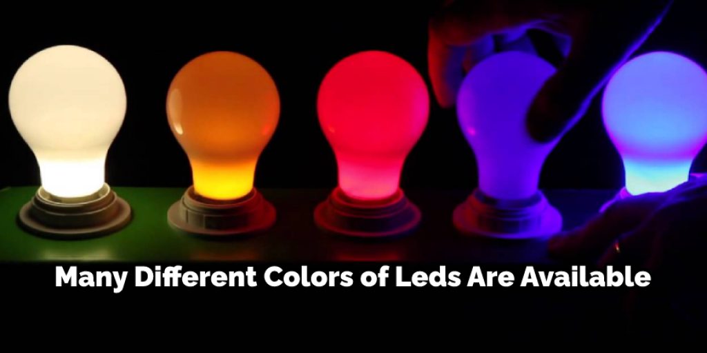 led light color to reduce redness