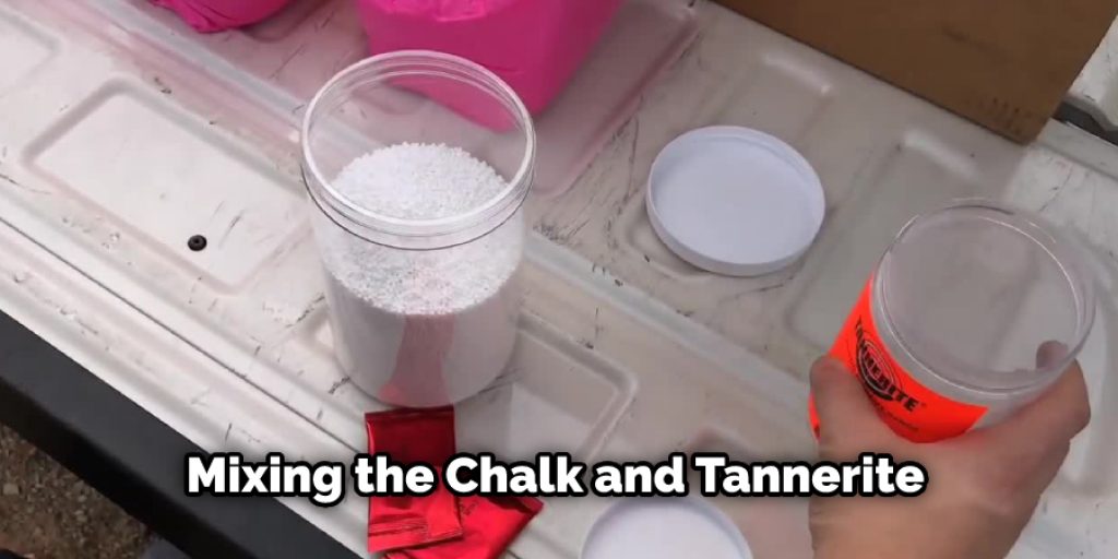 You will get one with the Tannerite itself, but for mixing the chalk and Tannerite, you will also need a mixing container.