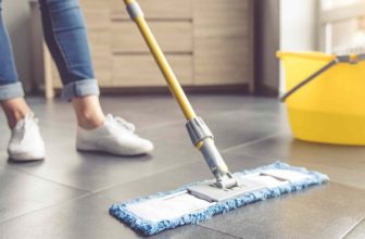 how to clean unsealed concrete floors indoors