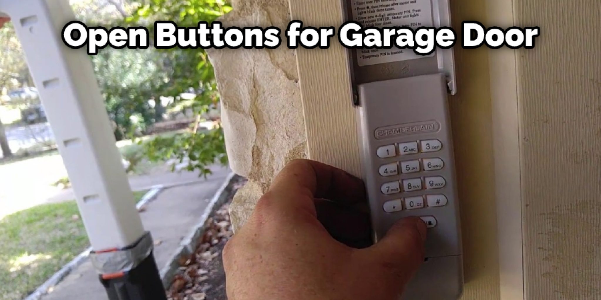 How to Change Garage Door Code Clicker - Open Buttons For Garage Door 2048x1024