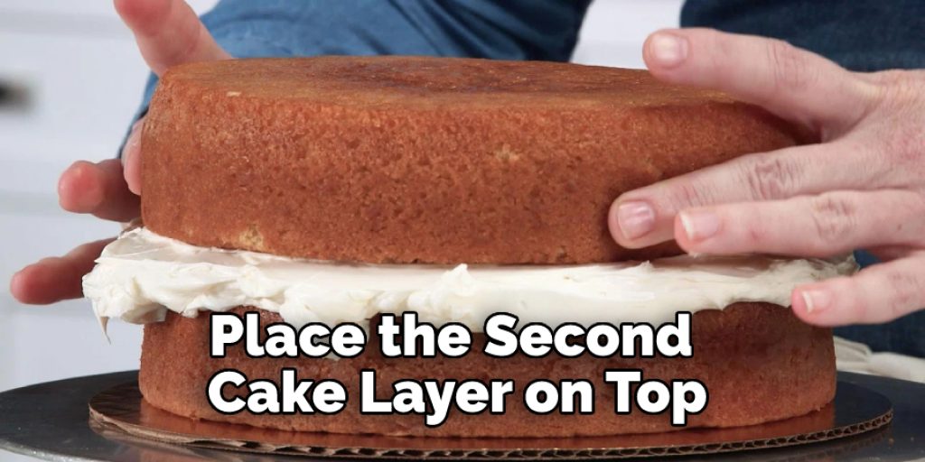 Place the Second Cake Layer on Top