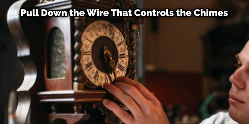 Your clock has been chiming incorrectly for months, go up to the unit and pull down the wire that controls the chimes. 