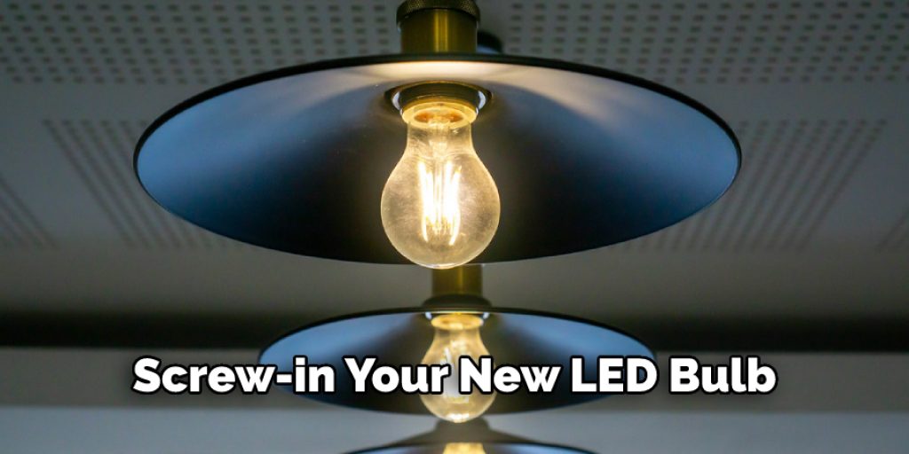 Screw-in Your New LED Bulb