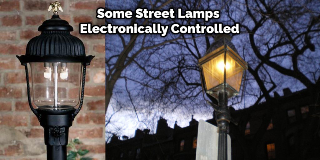 Some street lamps may be electronically controlled, so calling your local government is the only way you can turn them off.