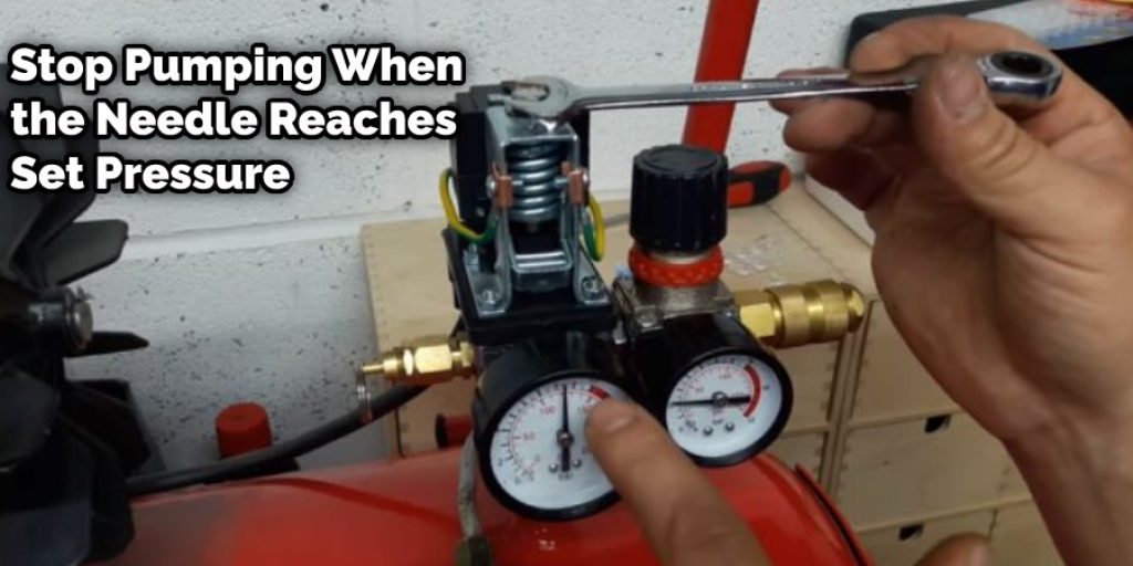 Stop Pumping When the Needle Reaches Set Pressure
