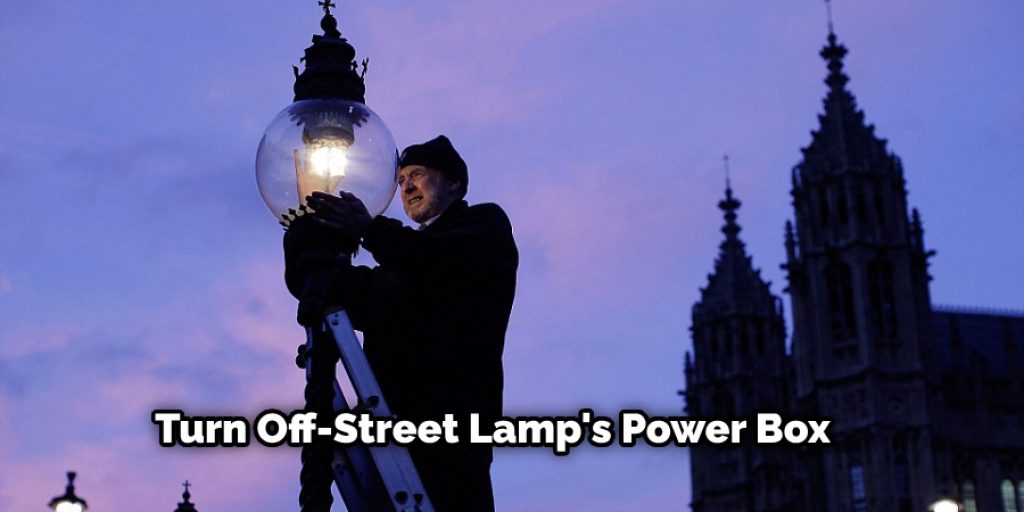 If your gas lamp is located near another street light, then it may be connected to the other light's power box.