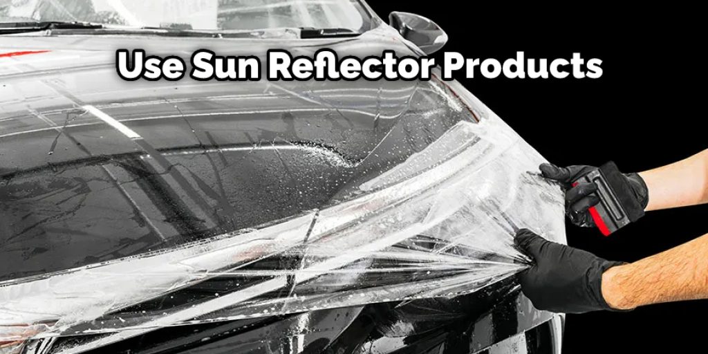 Sun reflector products are designed to restore faded red car paint by using UV-reflective compounds embedded in spray lotion