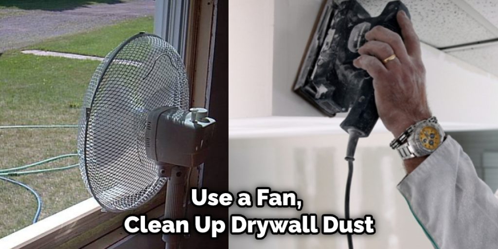 You can use a fan or a heater and make sure that the concrete is completely dry before continuing with this process. 