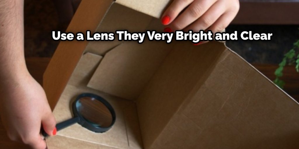 The images are focused on the wall through the camera lens, so they usually are very bright and clear, which can cause glare to vision when viewed at certain angles.