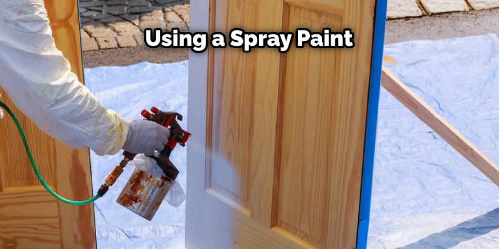 Using a Spray Paint