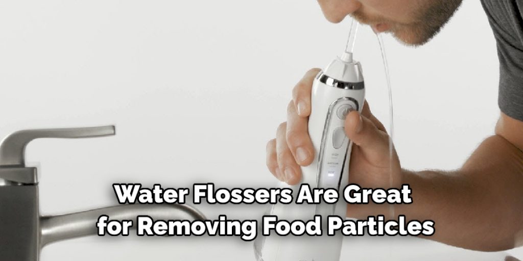 Water Flossers Are Great for Removing Food Particles
