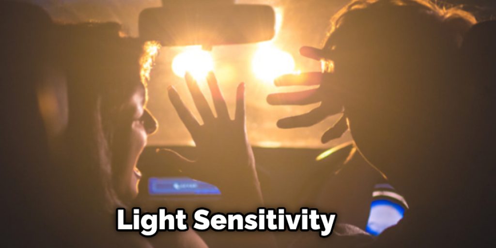 light sensitivity