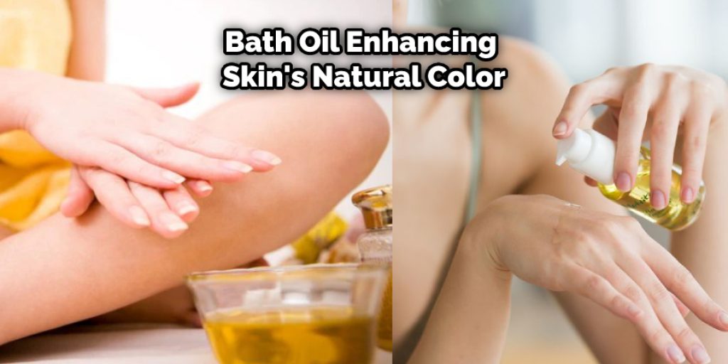 Bath Oil Enhancing Skin's Natural Color