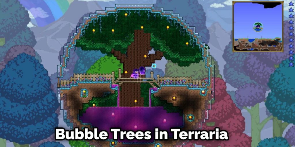 Bubble Trees in Terraria	