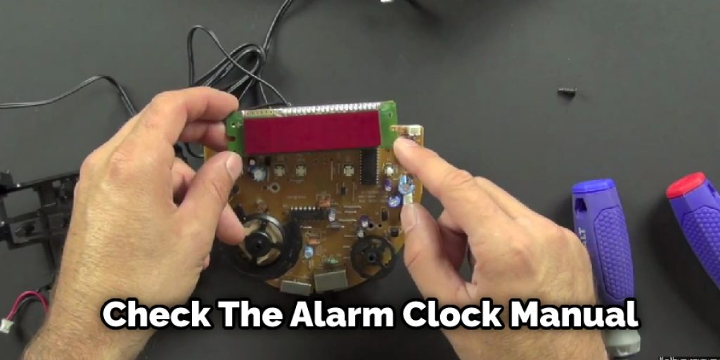 Check The Alarm Clock Manual