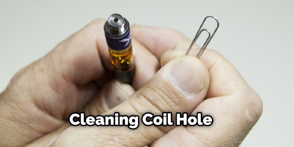 Cleaning Coil Hole