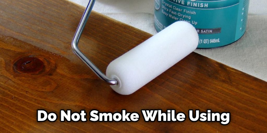 Do Not Smoke While Using