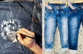 how to draw denim texture