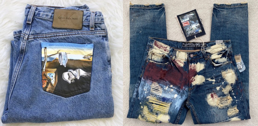 How to Keep Acrylic Paint on Jeans