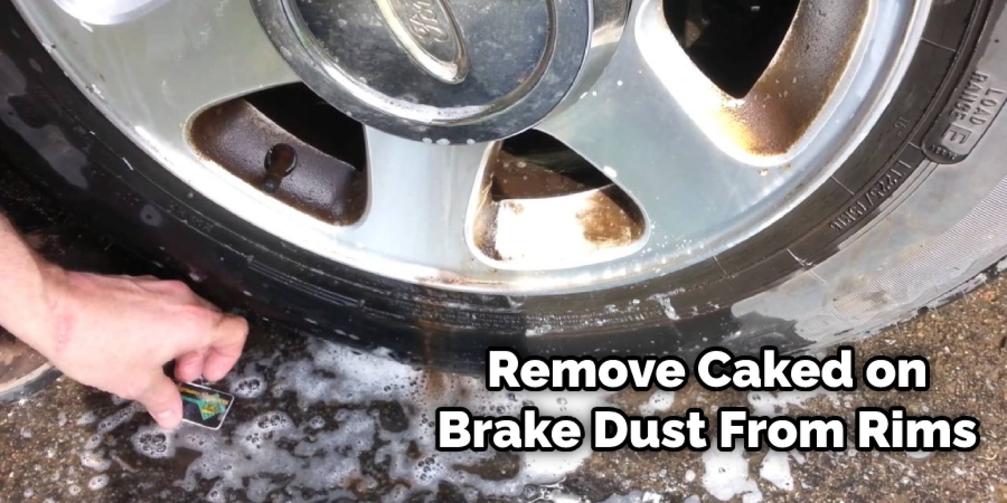 How to get brake dust off of wheels