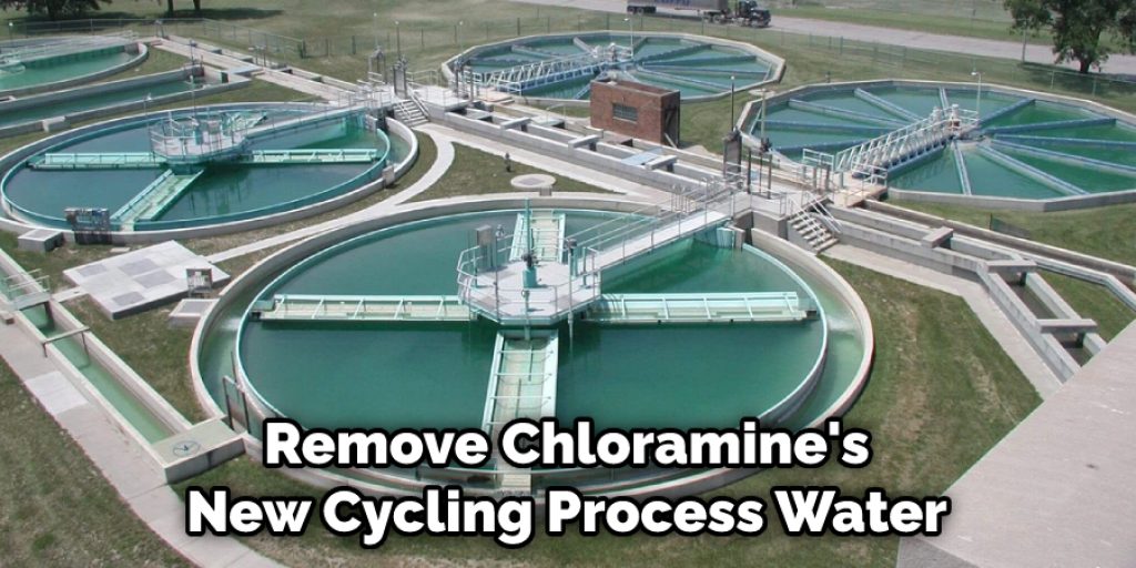 Remove Chloramine's New Cycling Process Water