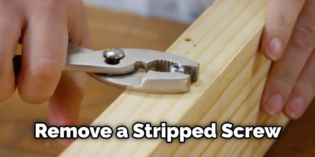 Remove a Stripped Screw