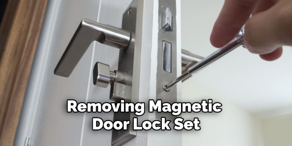 Removing Magnetic Door Lock Set