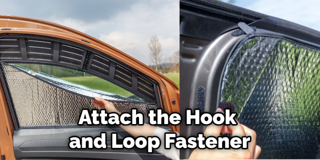 Attach the Hook and Loop Fastener