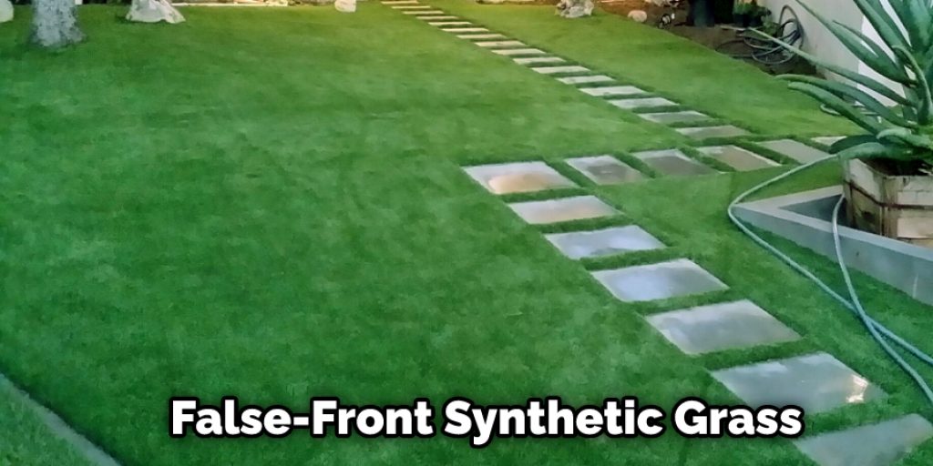 False-Front Synthetic Grass