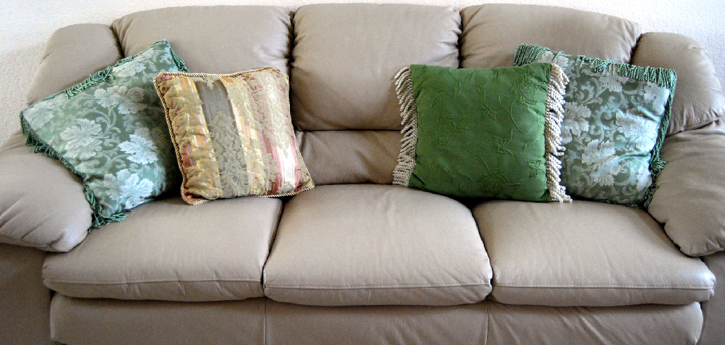 How to Fix Sagging Couch Back Cushions
