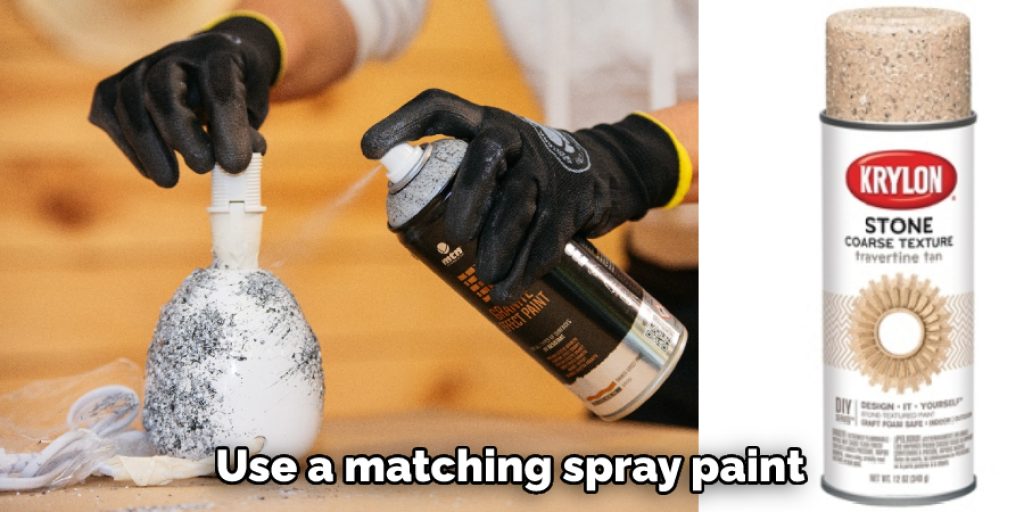 Use a matching spray paint
