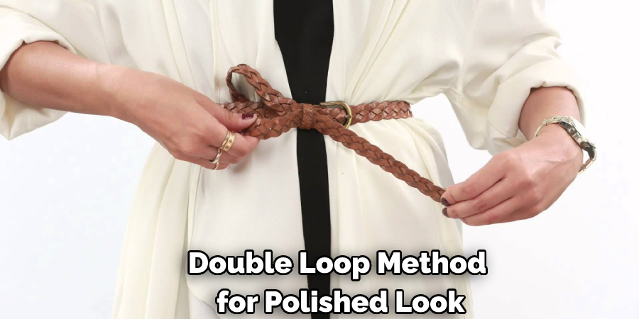 How To Tie A Sash Belt 08 Step By Step Guide 2024   Double Loop Method For Polished Look 