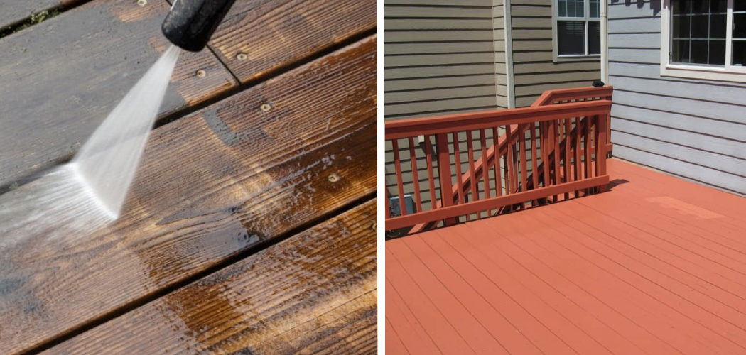 How to Remove Paint From Wood Deck With Pressure Washer