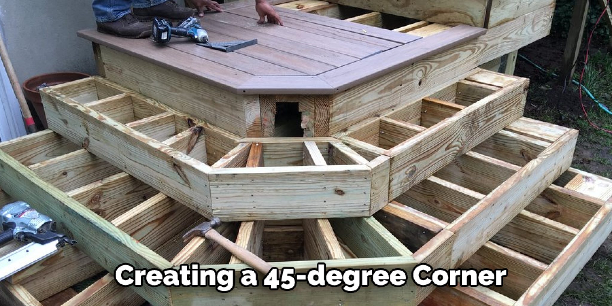 How to Build 45 Degree Corner Deck Stairs 10 Effective Ways (2024)