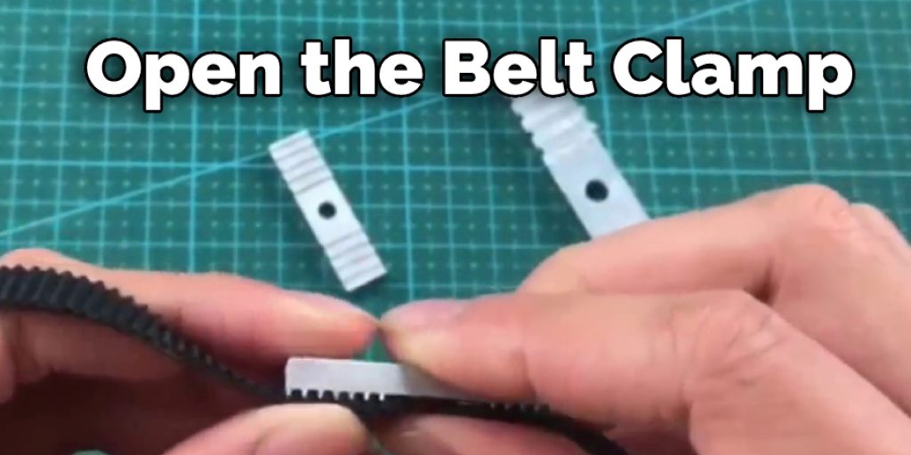 Open the Belt Clamp