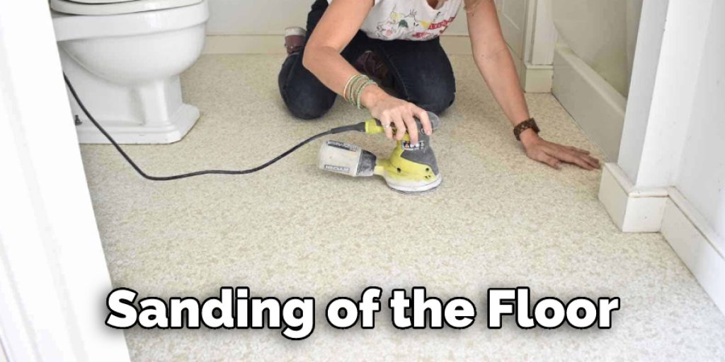 Sanding of the Floor