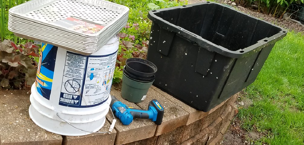 How to Drill Holes in Plastic Bin