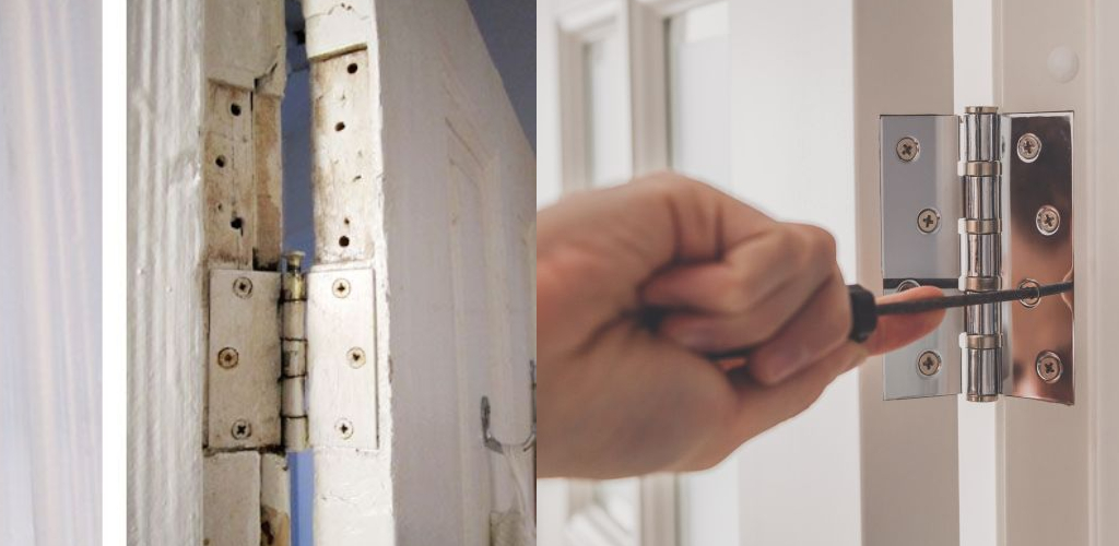 How to Repair Cracked Door Frame Hinge