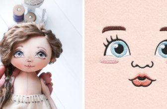 How to Draw a Doll Face on Fabric