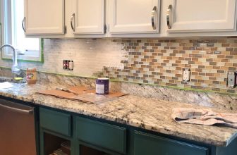 How to Paint Kitchen Backsplash Tile