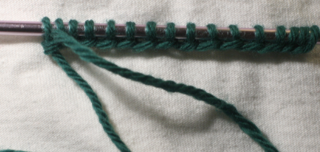 How to Cast on Stitches at the Beginning of a Row