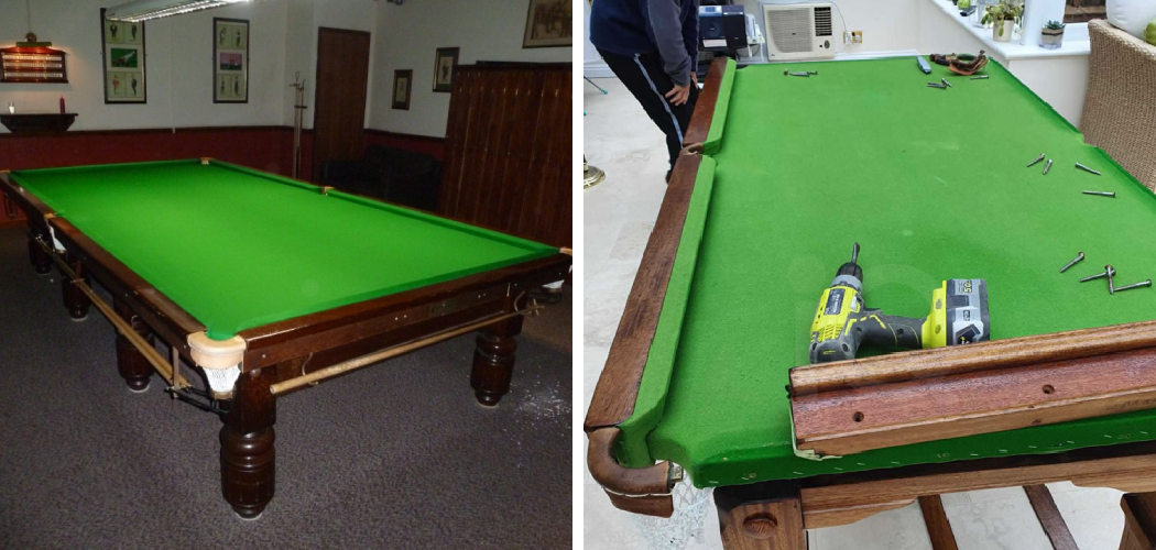 How to Recover a Pool Table