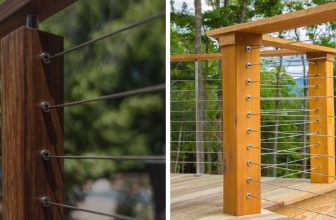 How to Install Cable Railing With Wood Posts