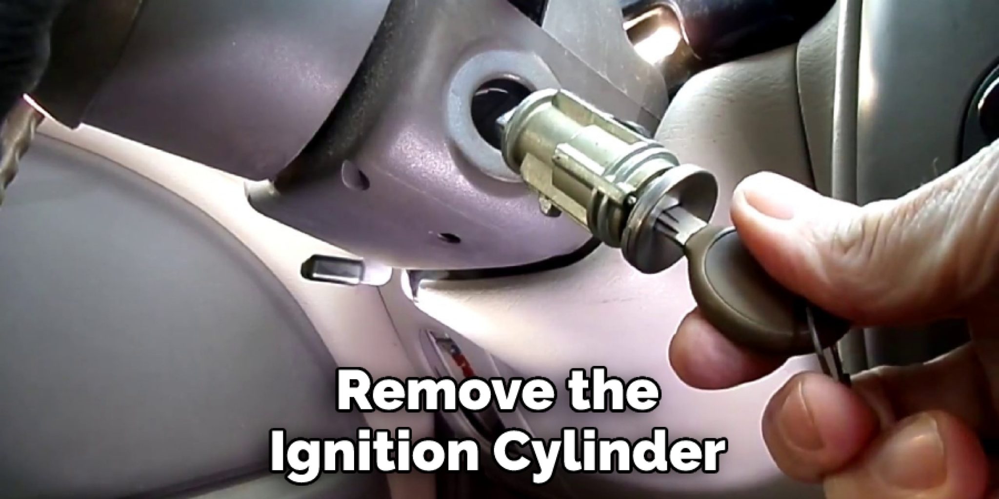 How to Remove Ignition Cylinder without Key Dodge Ram 7 Steps