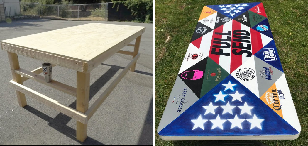 How to Make a Beer Dye Table